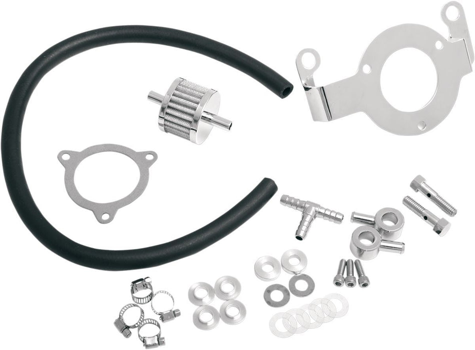 Drag Specialties Crankcase Breather/Support Bracket Kit - Part #10130036 - Hogparts UK