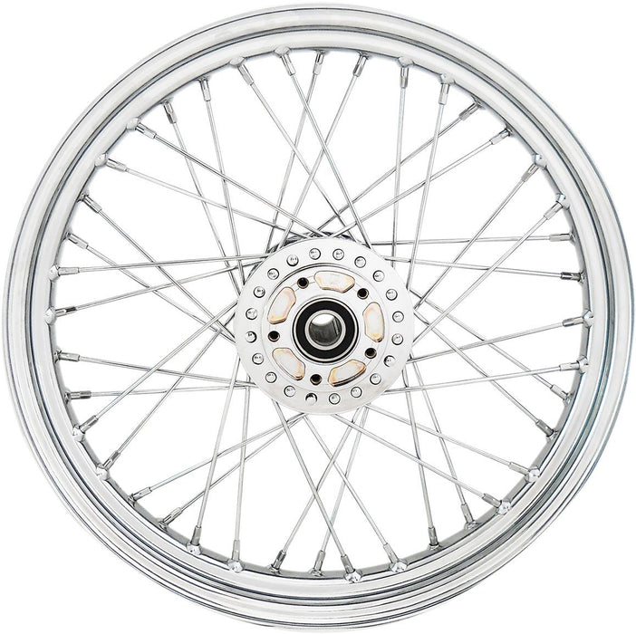 Drag Specialties Wheel 40 Spoke 19" X 2.5" Front Chrome - Part #02030626 - Hogparts UK