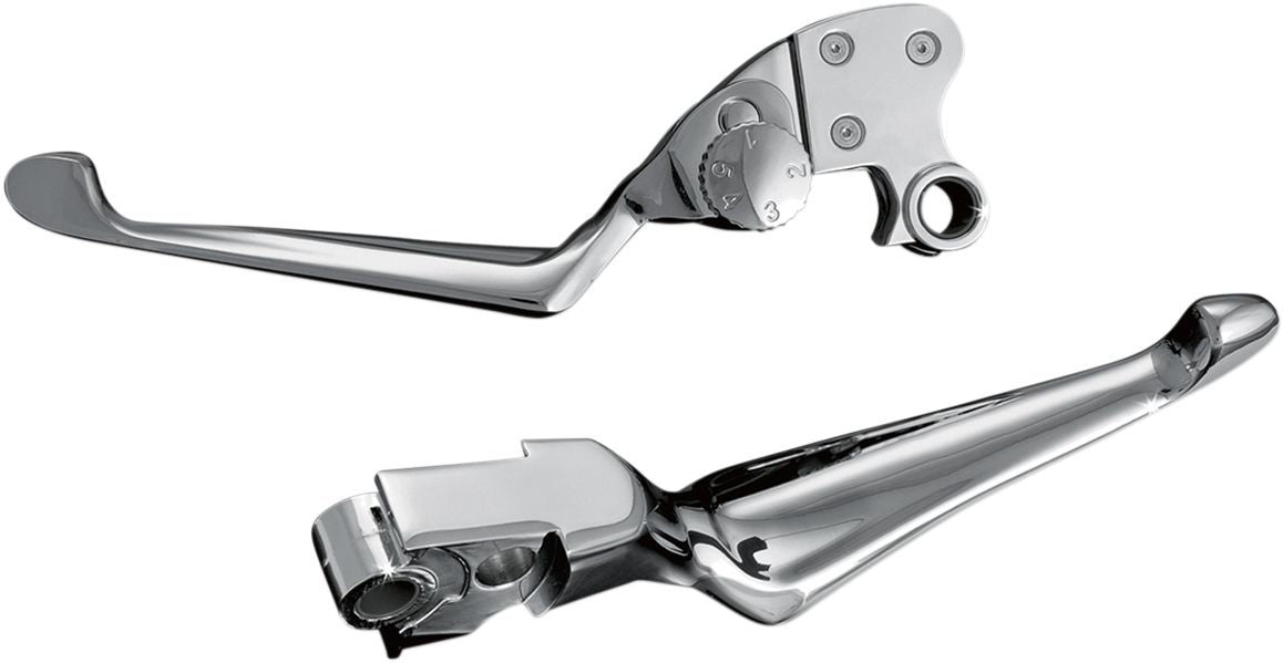 Kuryakyn Chrome Boss Blades with Adjustable Clutch Lever #1093