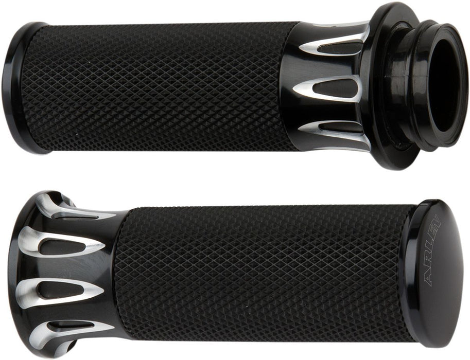 Arlen Ness Fusion Deep Cut Grips #07-317