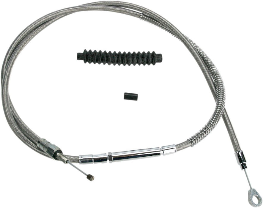 Barnett High-Efficiency Stainless Steel Clutch Cable for Harley-Davidson - Part #06520543
