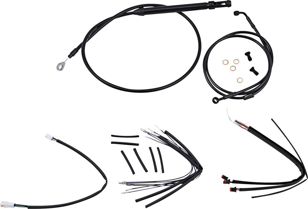 Burly Brand Handlebar Cable and Brake Line Kit for Burly Ape Handlebars #B30-1248