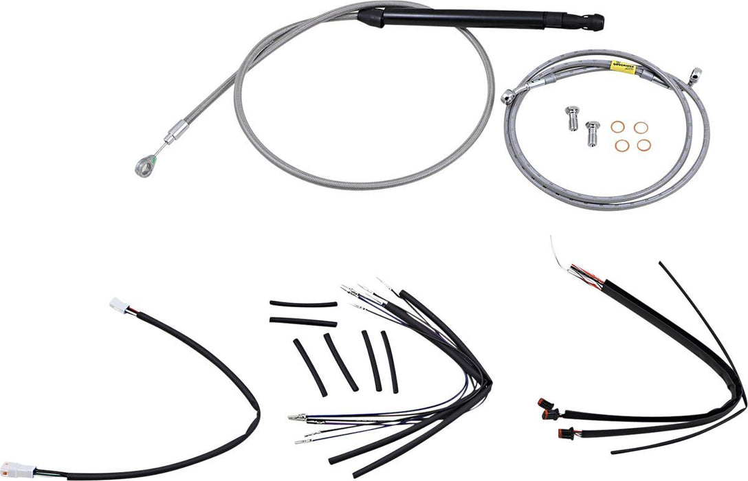 Burly Brand Handlebar Cable and Brake Line Kit for Burly Ape Handlebars #B30-1250
