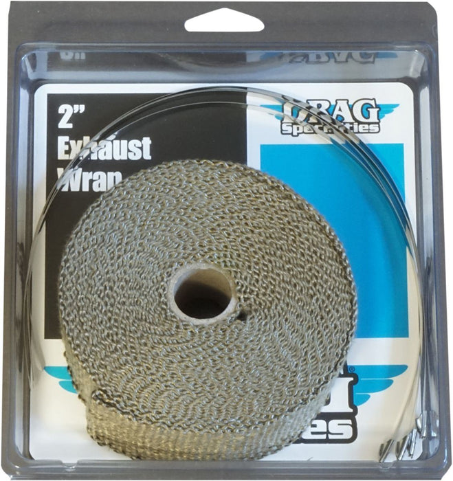 Drag Specialties Wrap Kit Exhaust Woven Basalt 2" X 25' Long - Part #18611112 - Hogparts UK