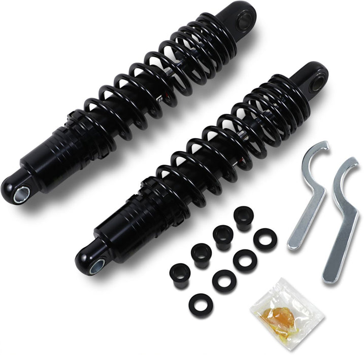 Drag Specialties Premium Ride-Height Adjustable Shocks #C16-0167NUAB