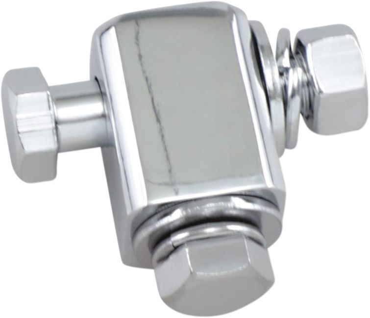 Drag Specialties Mounting Block For Bottom-Mount Headlight Chrome - Part #DS285005 - Hogparts UK