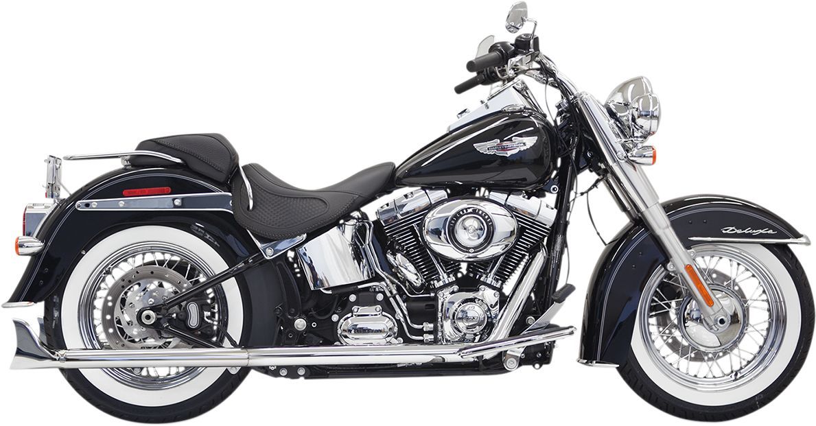 Bassani Fishtail True Dual Exhaust System #1S66E-30