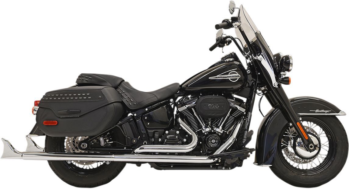 Bassani Fishtail True Dual Exhaust System #1S96E-33