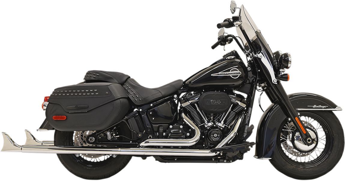 Bassani Fishtail True Dual Exhaust System #1S96E-36