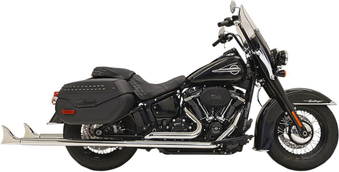 Bassani Fishtail True Dual Exhaust System #1S96E-39