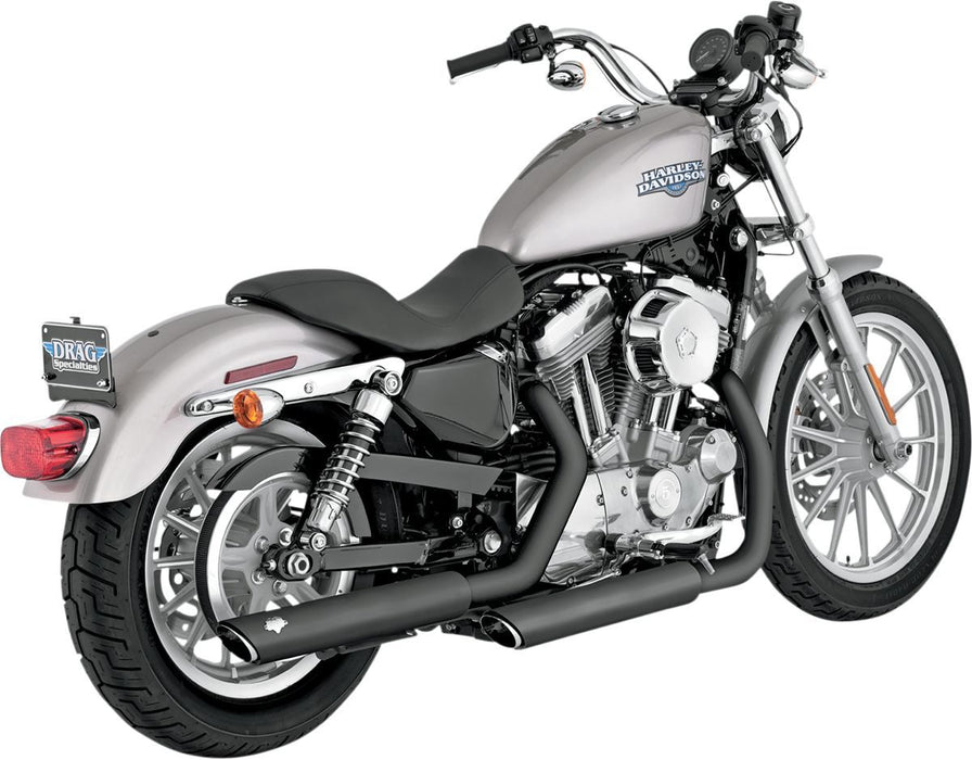 Vance & Hines 3" Round Twin Slash Slip-On Muffler - Part #18010403 - hogparts-uk.myshopify.com