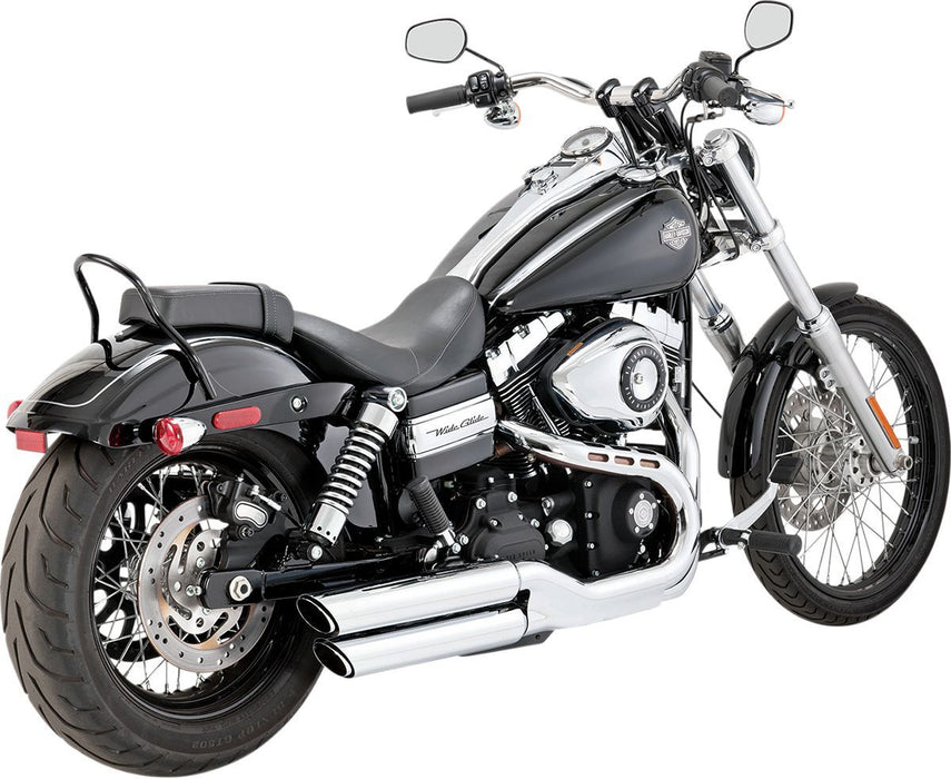 Vance & Hines 3" Round Twin Slash Slip-On Muffler - Part #18010406 - hogparts-uk.myshopify.com