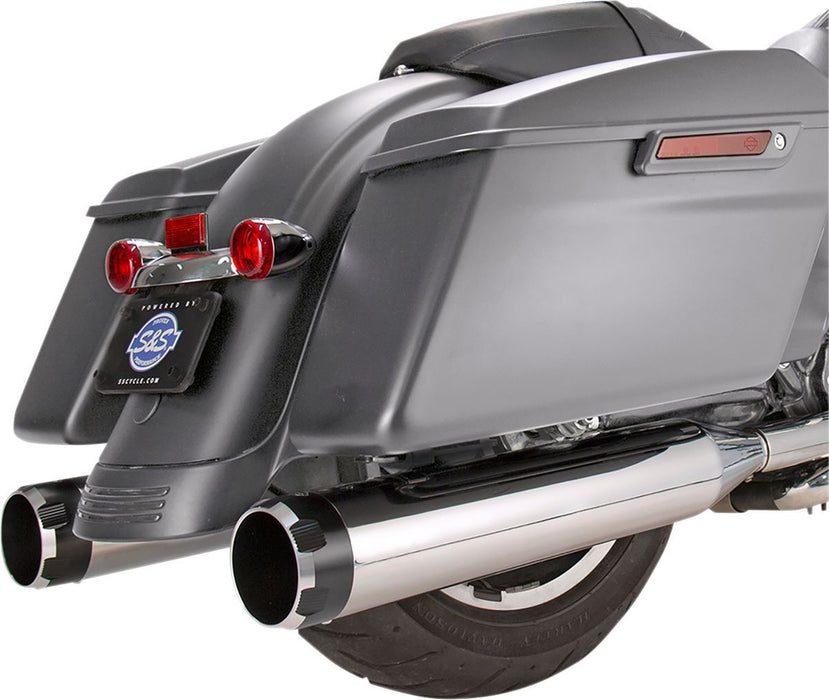 S&S Mk45 EC Slip-On Mufflers #550-0860