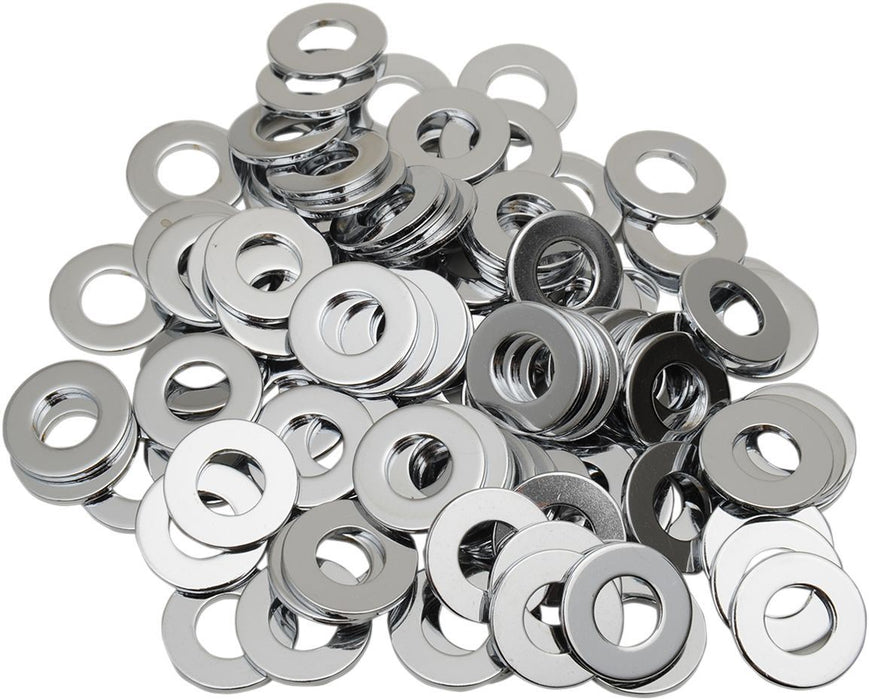 Drag Specialties Flat Washer 3/8" Chrome - Part #DS190656 - Hogparts UK