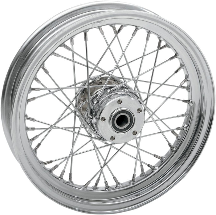 Drag Specialties Rear Wheel 16"X3 Laced Chrome - Part #02040424 - Hogparts UK