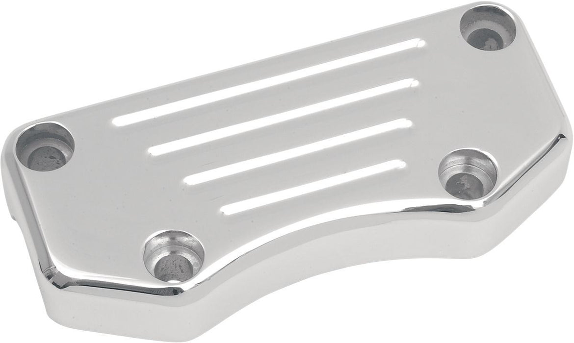 Drag Specialties Handlebar Clamp 1.25" Buffalo Ball-Milled Chrome - Part #DS290652 - Hogparts UK