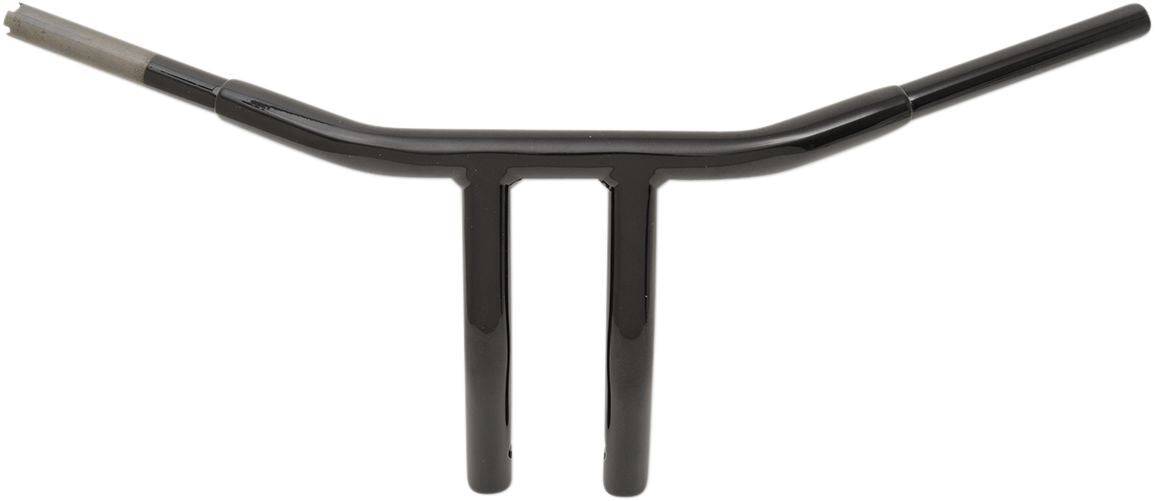 Drag Specialties Handlebar 1-1/4" Buffalo 8" T-Bar Black (For Use With Or W/O TBW) - Part #06014275 - Hogparts UK