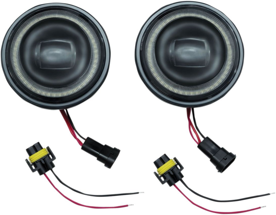 Kuryakyn Orbit Vision 4.5" LED Passing Lamps #2466