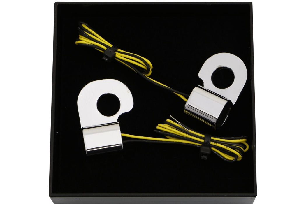 Heinz Bikes Nano Series Handlebar Turn Signals #HBTSN-FLH-HC-C