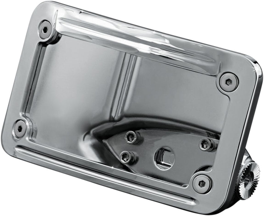 Kuryakyn Curved Side-Mount License Plate Holder - Part #20300632 - hogparts-uk.myshopify.com
