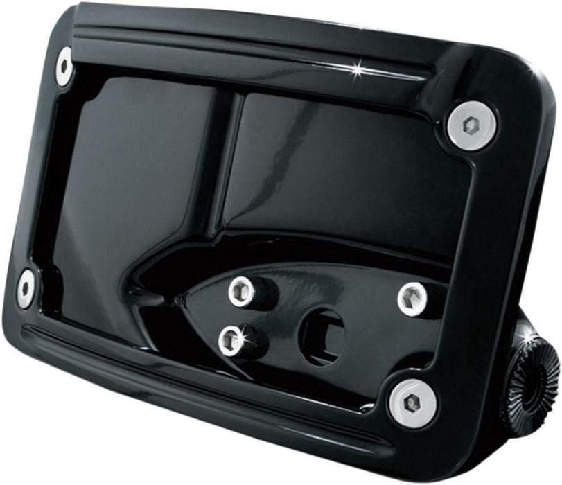 Kuryakyn Curved Side-Mount License Plate Holder #3125