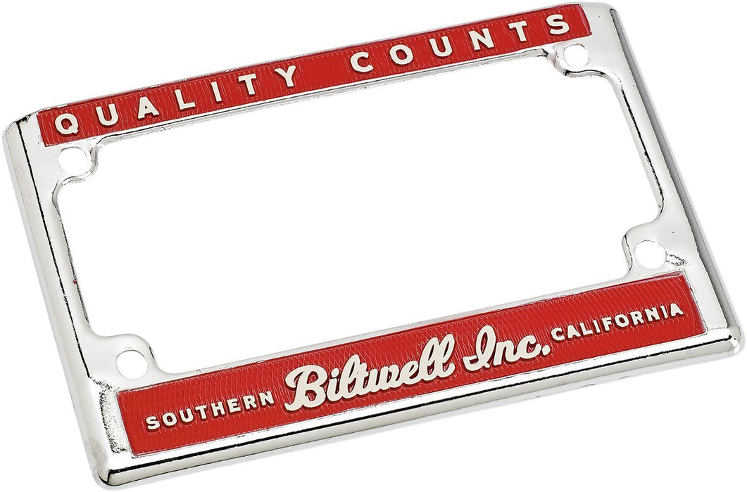 Biltwell License Plate Frames #LP-ZIN-DC-QC