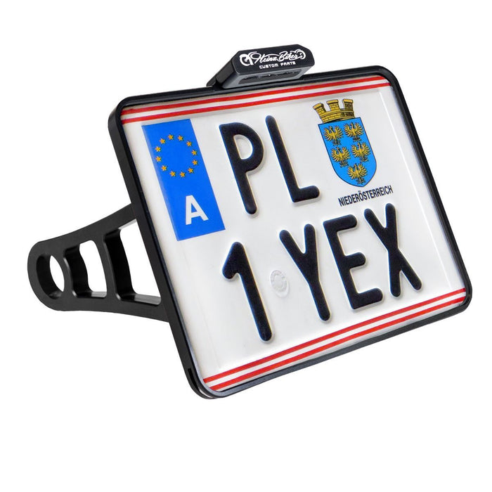 Heinz Bikes License Plate Side Mounts #HBSKZ-FL-A