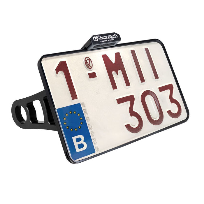 Heinz Bikes License Plate Side Mounts #HBSKZ-XL-B