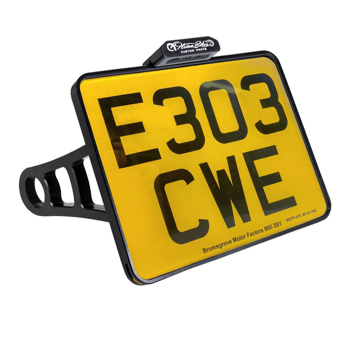 Heinz Bikes License Plate Side Mounts #HBSKZ-XL-UK