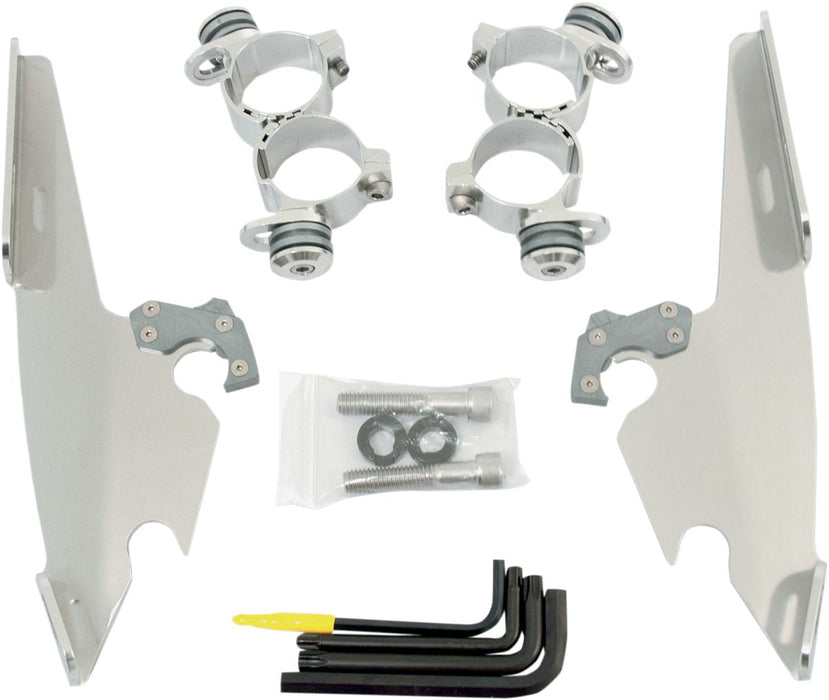Memphis Shades Fats/Slim Windshield Trigger-Lock Complete Mount Kit #MEK1986
