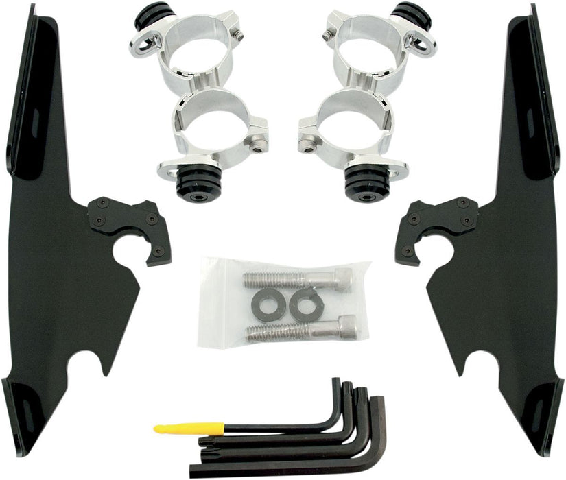 Memphis Shades Fats/Slim Windshield Trigger-Lock Complete Mount Kit #MEB1986