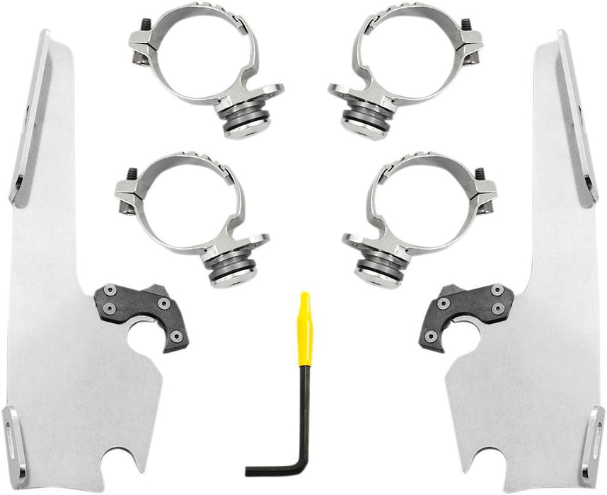 Memphis Shades Fats/Slim Windshield Trigger-Lock Complete Mount Kit #MEK2013