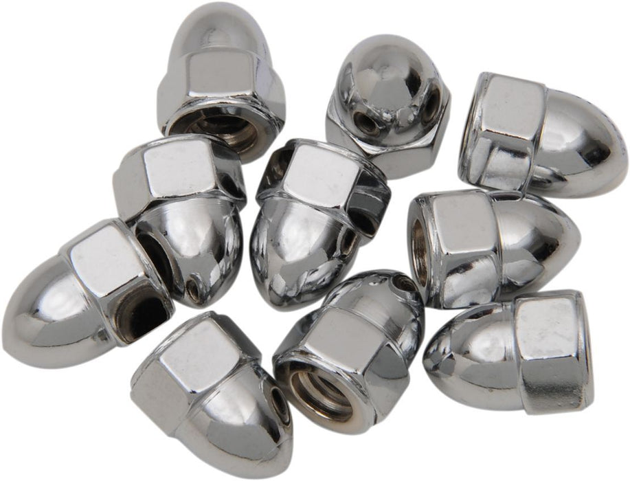 Drag Specialties Acorn Nut 1/4-28 Chrome - Part #DS190854 - Hogparts UK