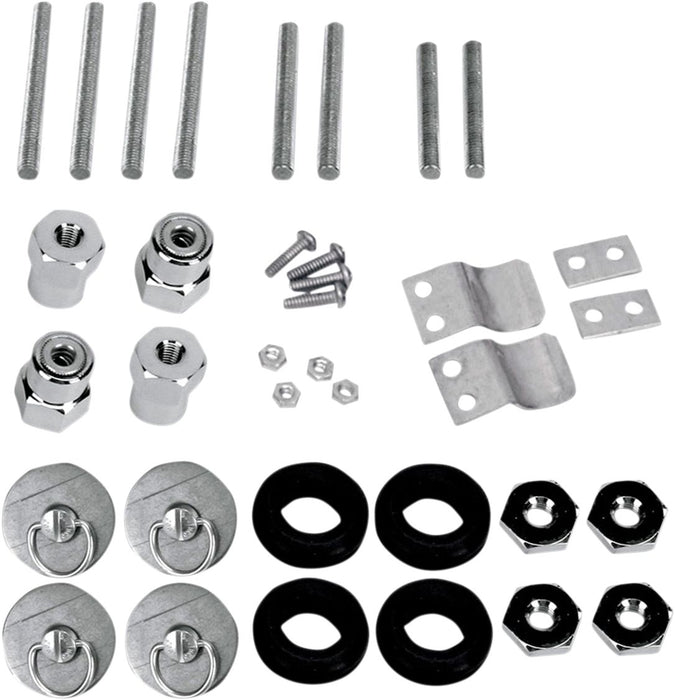 Saddlemen S4 Quick-Disconnect Saddlebag Docking Post and Fastener Kit for Harley #3501-0339