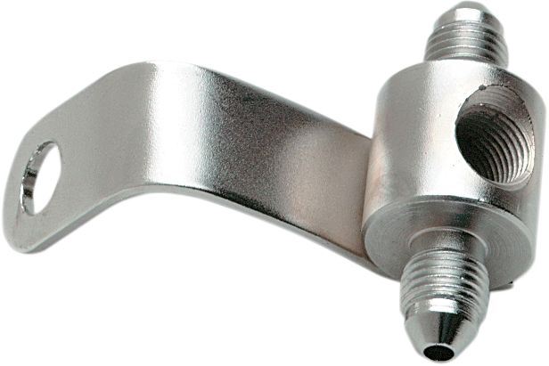 Drag Specialties Rear Brake-Tee W/ Brake light-Switch Hole Chrome - Part #12042725 - Hogparts UK