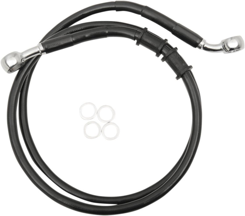 Drag Specialties Frt Brake Line Xl Bk +10 - Part #17415395 - Hogparts UK