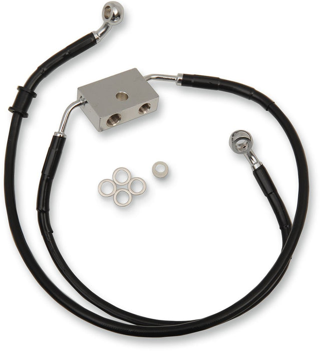 Drag Specialties Frt Brake Line Xl Bk - Part #17415329 - Hogparts UK