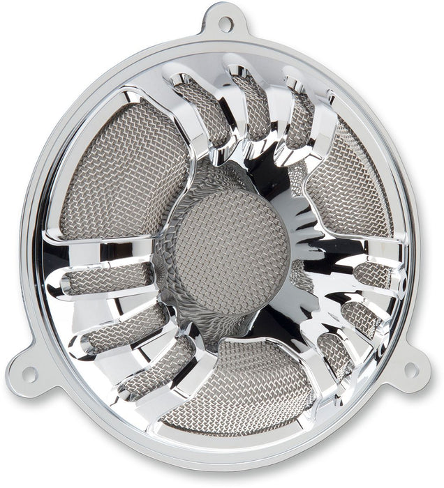 Arlen Ness Speaker Grills Front Deep Cut Chrome - Part #44050475