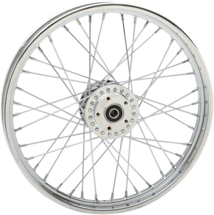 Drag Specialties Front Wheel 21"X2 Laced Chrome - Part #02030532 - Hogparts UK