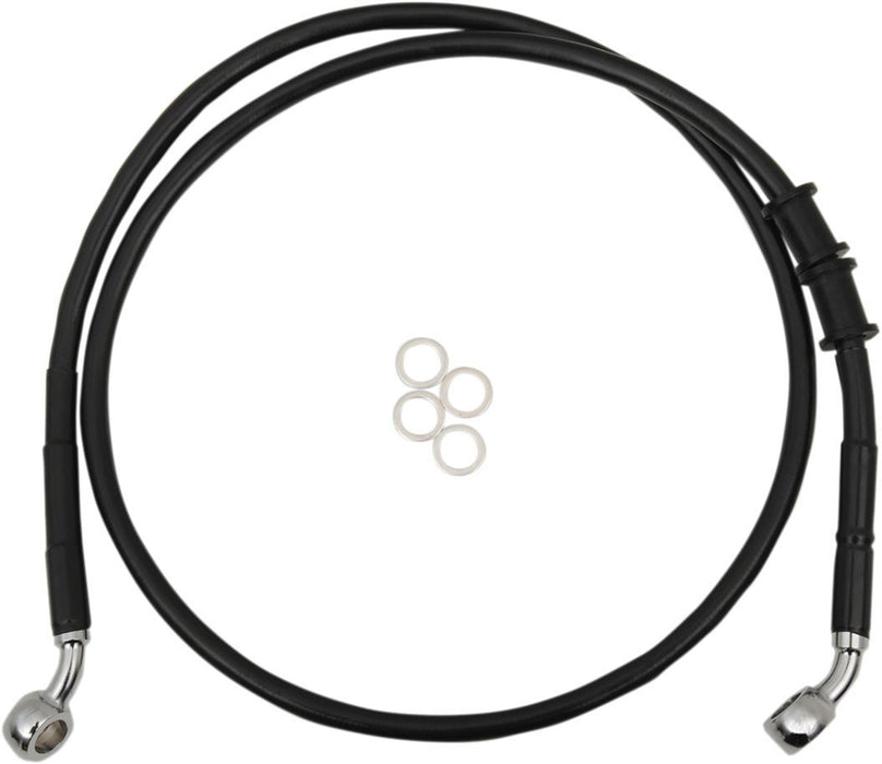 Drag Specialties Frt Brake Line Xl Bk +10 - Part #17415409 - Hogparts UK