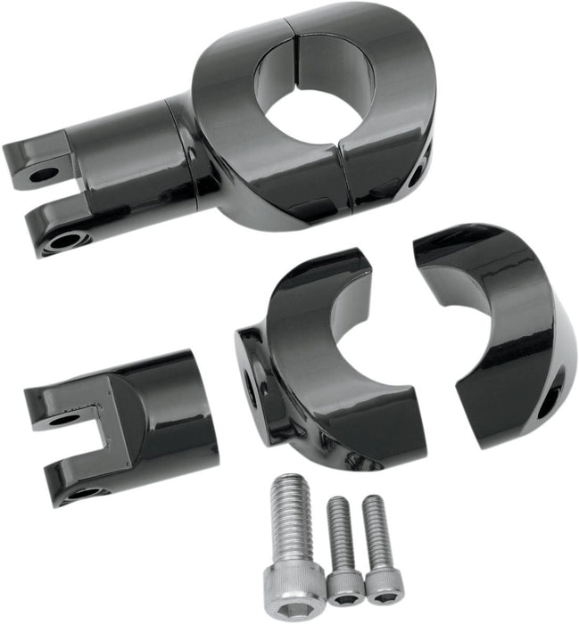 Drag Specialties Big Buffalo Footpeg Mount 1.5" Black - Part #16200673 - Hogparts UK