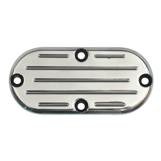 Inspection Cover, Ball Milled Aluminium for 65-06 Big Twin(Excl Midshift, FXR, Flt & 2006 Dyna)