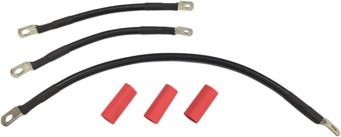 Drag Specialties Battery Cable Kit Black - Part #21130664 - Hogparts UK
