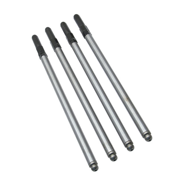 S&S, Adj. Chromoly Pushrod Set. Twin Cam +.243" for 99-17 116", 124", 126" Twin Cam With 5.160" Long Cylinders