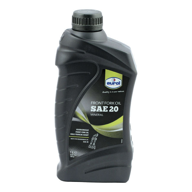 Eurol, Sae 20 Fork Oil. 1 Litre for Most H-D Models