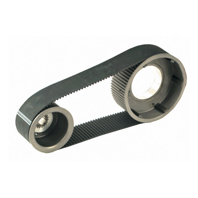 BDL, 3" (8mm) Open Belt Drive. Without Clutch for 55-65 Panhead; 66-83 4-Sp Shovel