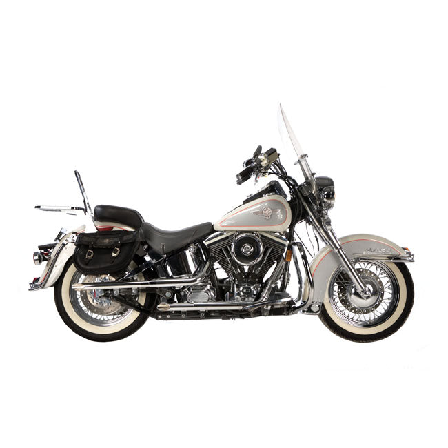 Paughco, Shotgun Drag Pipes (40"). Chrome for 91-99 FLSTF Fatboy, FLSTN Nostalgia