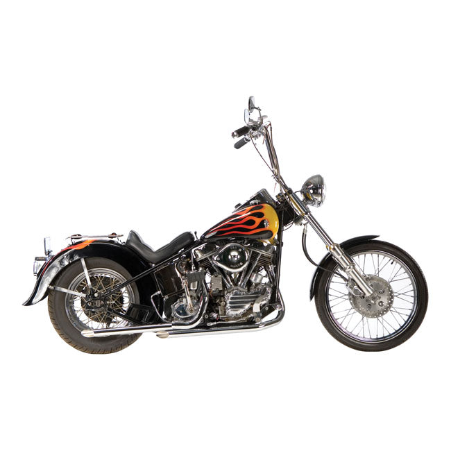 Paughco, Drag Pipes (40"). Chrome for 48-64 Panhead