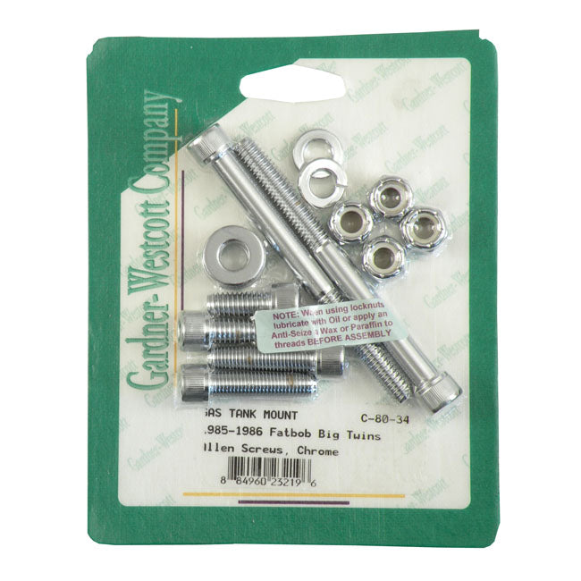 Gastank Mount Kit, Allen for 85-86 Big Twin With Fatbob Tanks