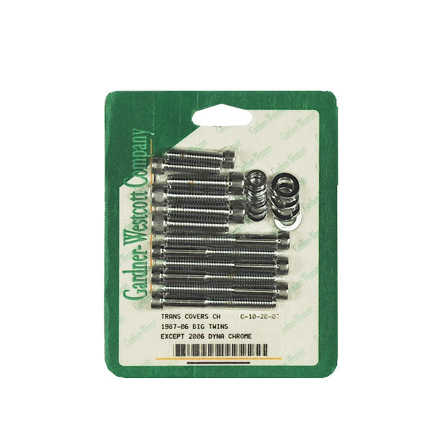Transm. Side Cover Screw Kit, Allen for 87-06 Big Twin (Excl. 2006 Dyna)